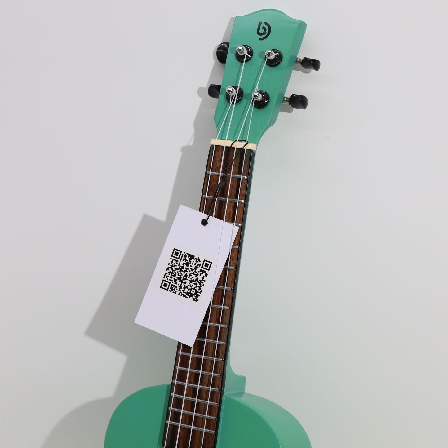 Cavaquinho Havaiano (Ukulele) Artesanal - Acabamento Turquesa (4 Cordas)