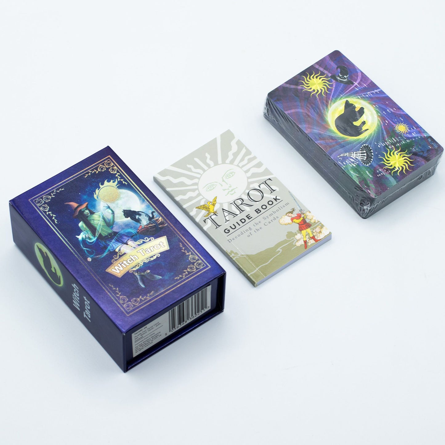 Cartas de Tarot da Bruxa - Púrpura Metálico