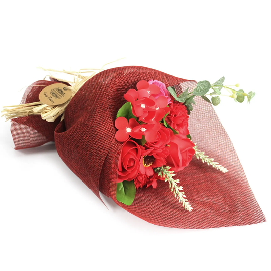 Bouquet de Flores de Sabão - Vermelho - Hoc Sensu