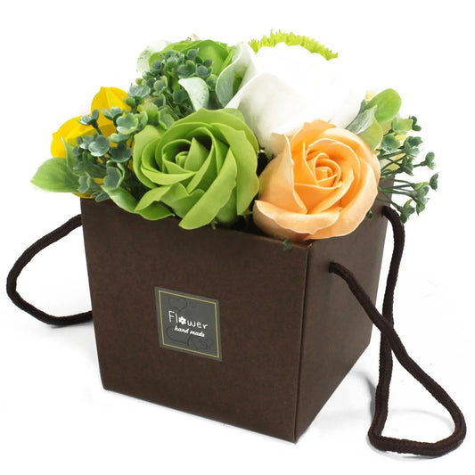 Bouquet de Flores de Sabão em Caixa - Flores de Primavera - Hoc Sensu