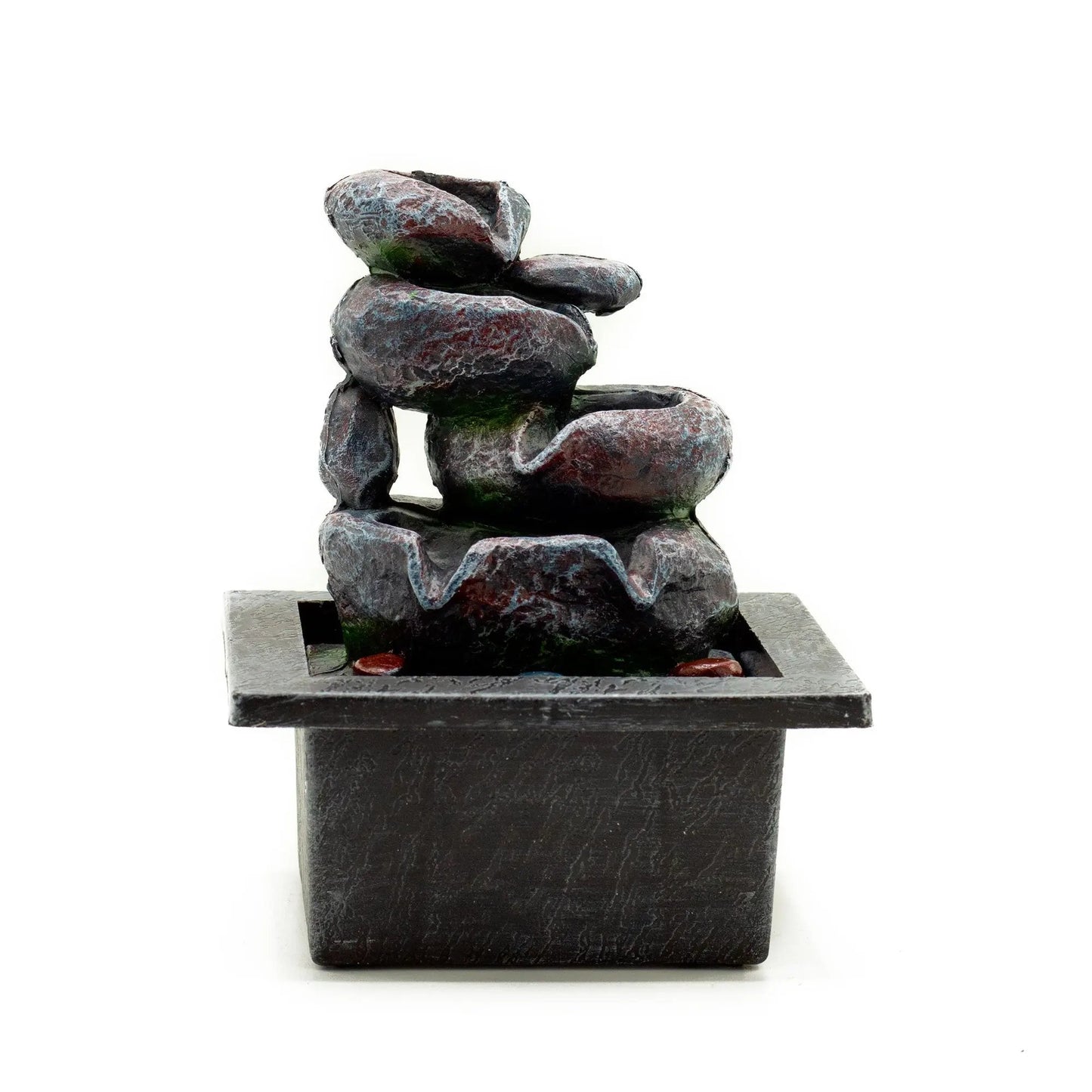 Fonte de Água Interna - Cascata de 20 cm waterf-09 Fonte de Água de Mesa – Harmonia e Bem-Estar com Feng Shui fontes