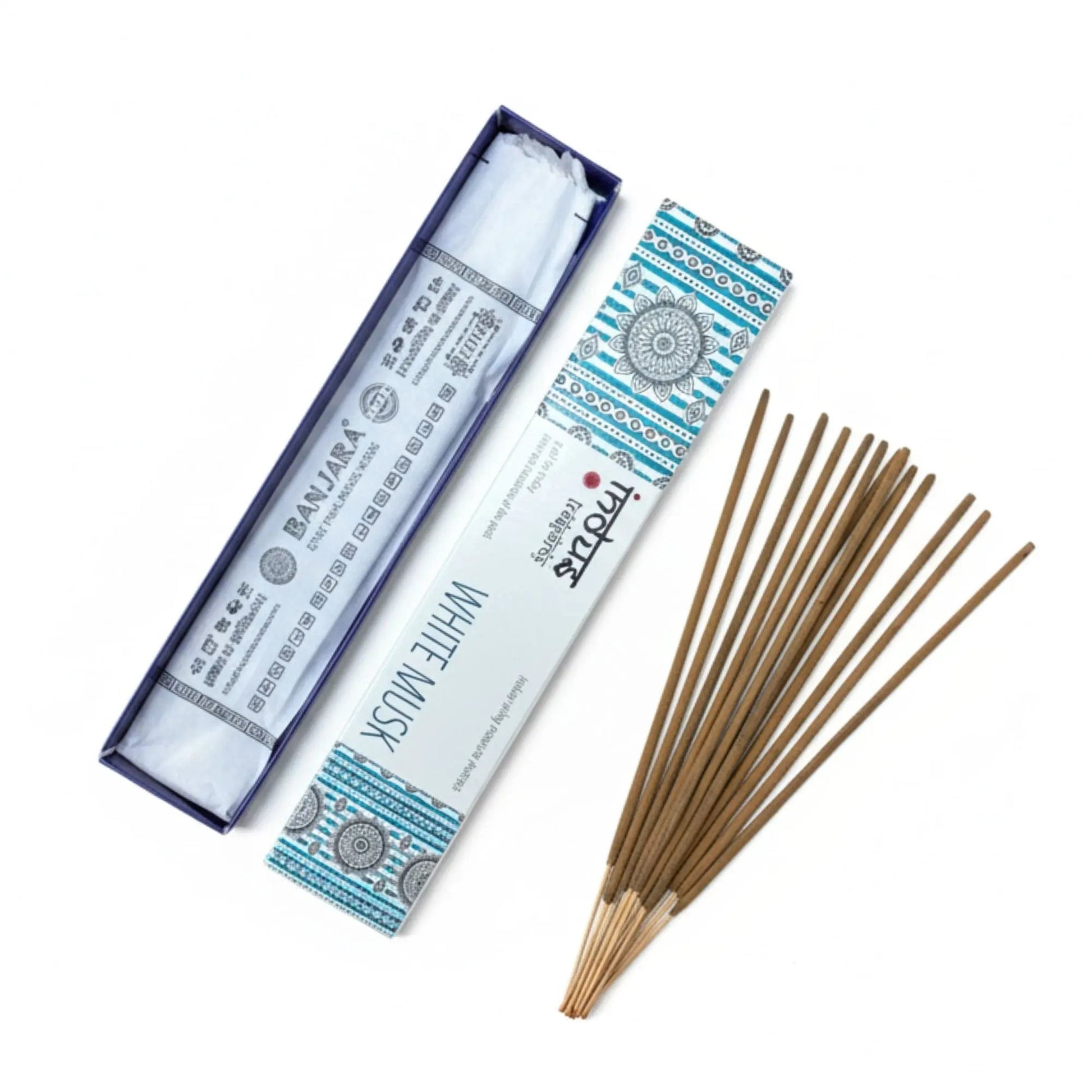 Incenso Indus Treasures - Almíscar Branco - 15g AWArtisan