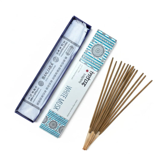 Incenso Indus Treasures - Almíscar Branco - 15g AWArtisan