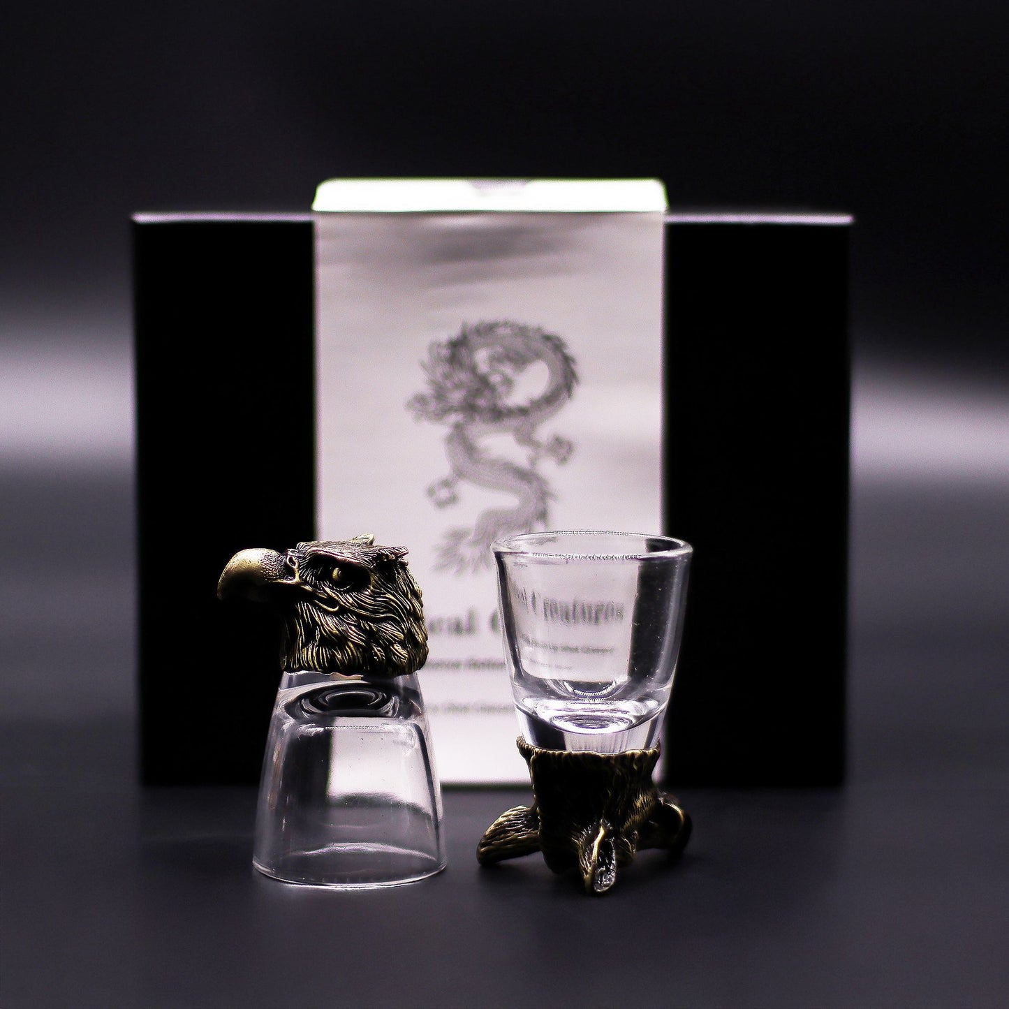 Conjunto 6 Copos Shot 50ml Criaturas Floresta - Hoc Sensu