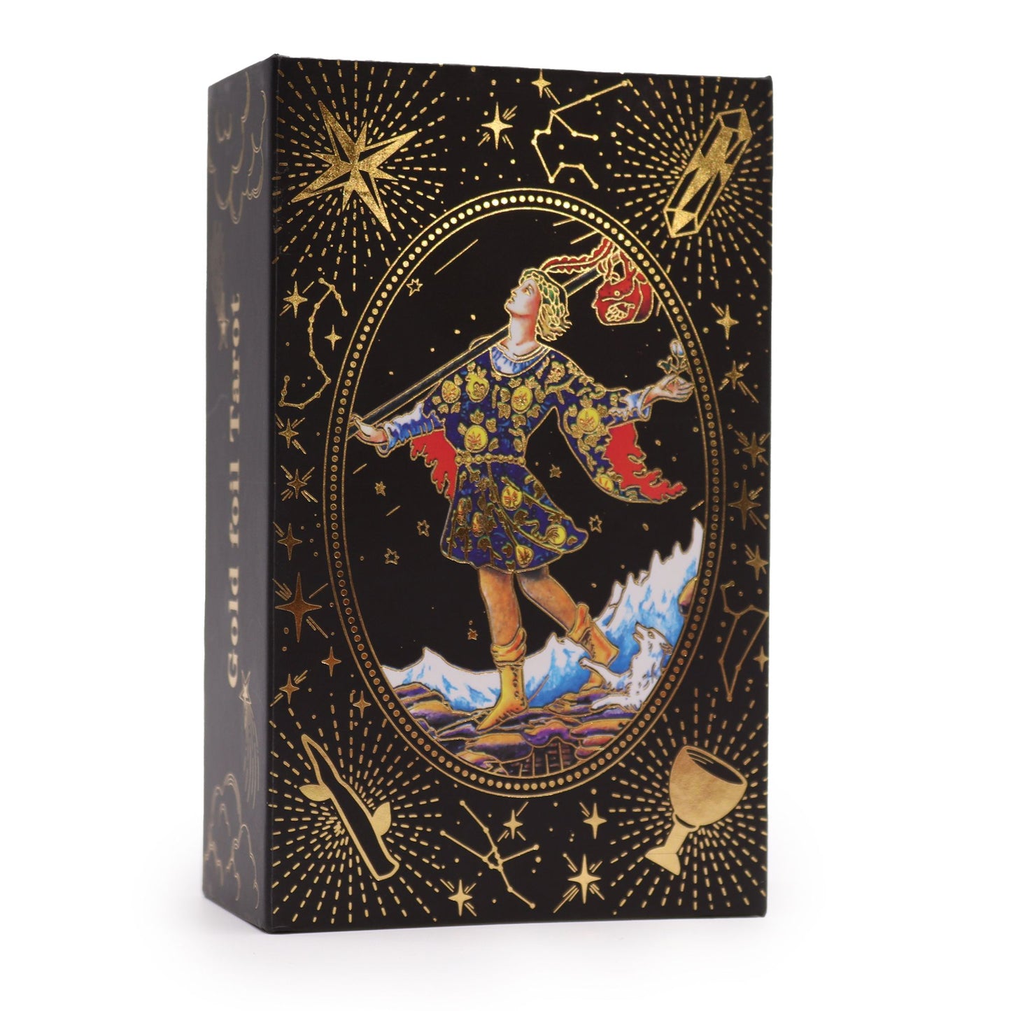 Tarot Folha Dourada - Que Comece a Magia - Caixa Presente