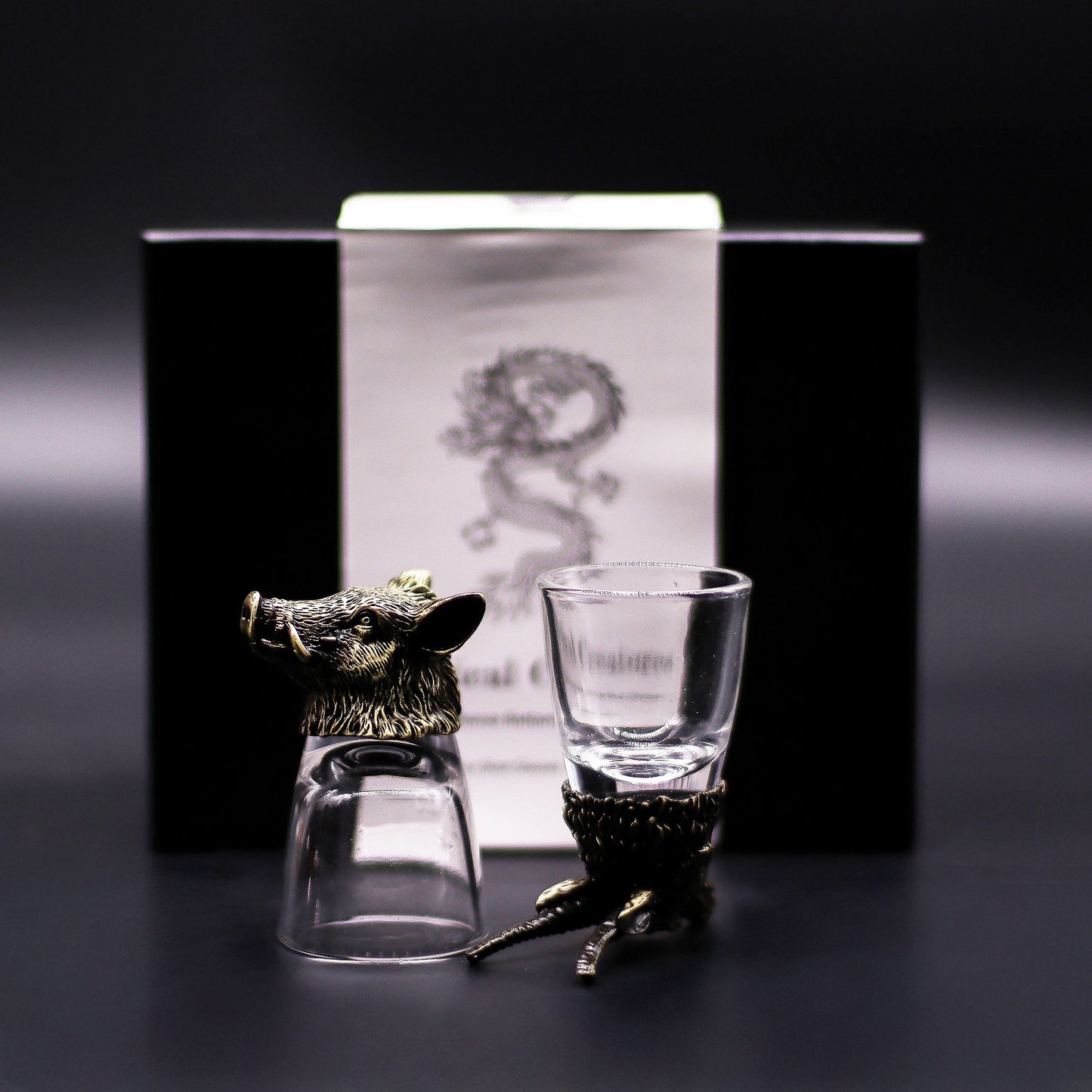 Conjunto 6 Copos Shot 50ml Criaturas Floresta - Hoc Sensu
