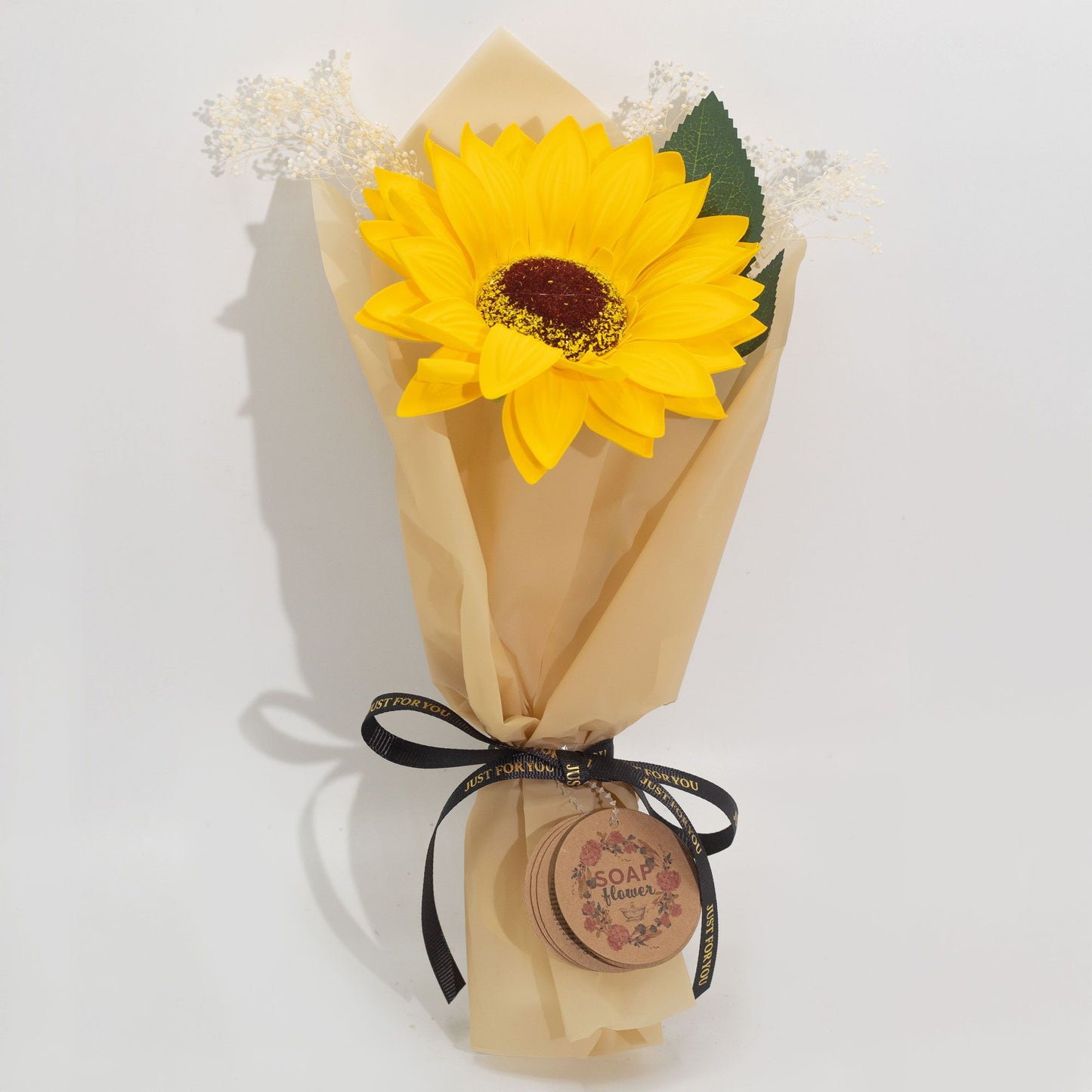 Flor de Sabão Girassol Individual - Presente Decorativo Perfumado