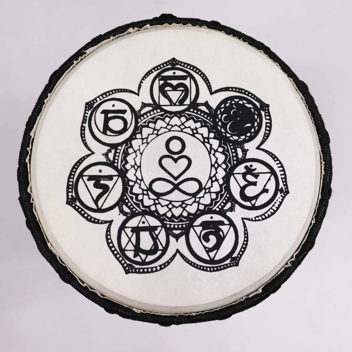 Tambor Djembé Artesanal Tampa Larga - 30cm - [hoc Sensu]