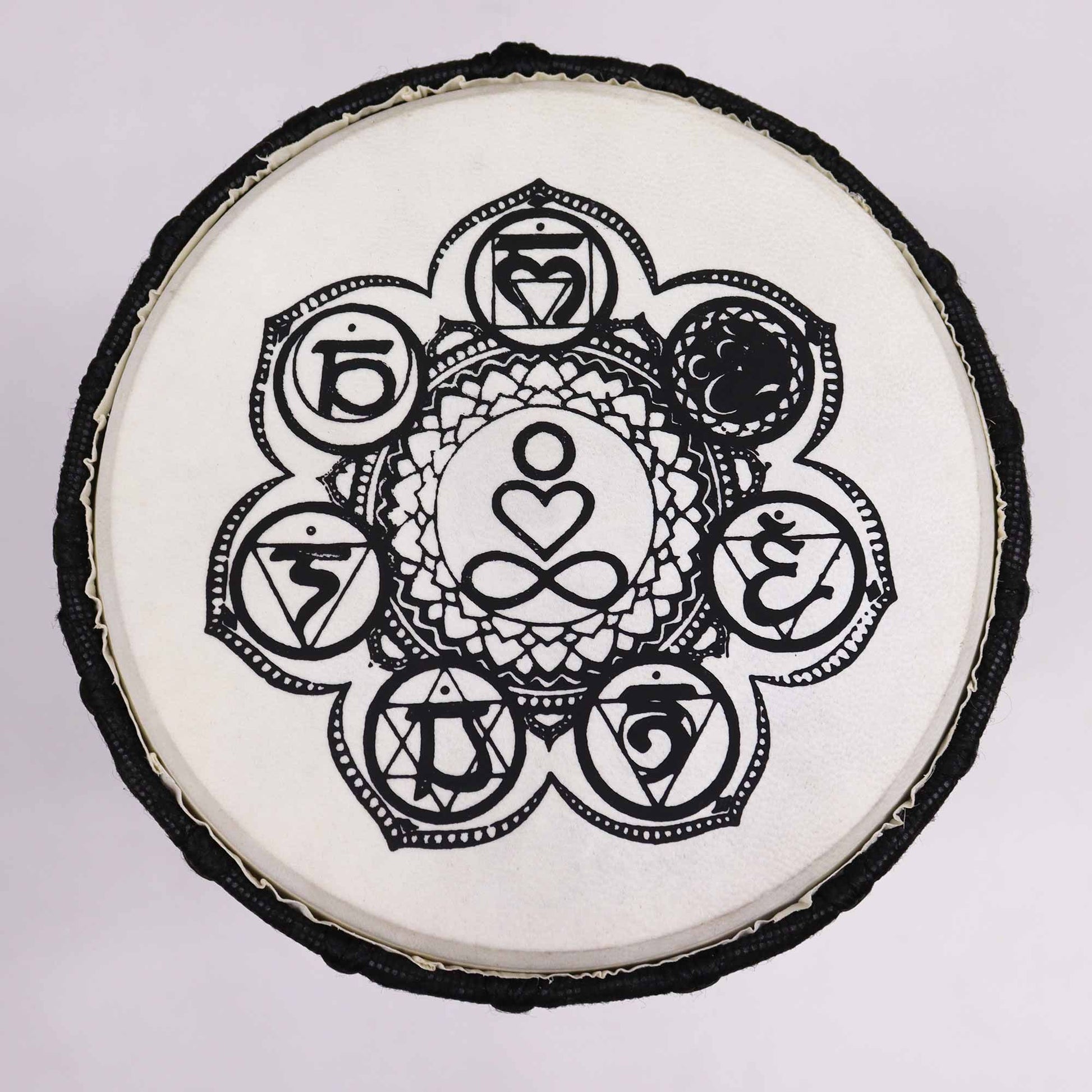 Tambor Djembé Artesanal Tampa Larga - 30cm - [hoc Sensu]