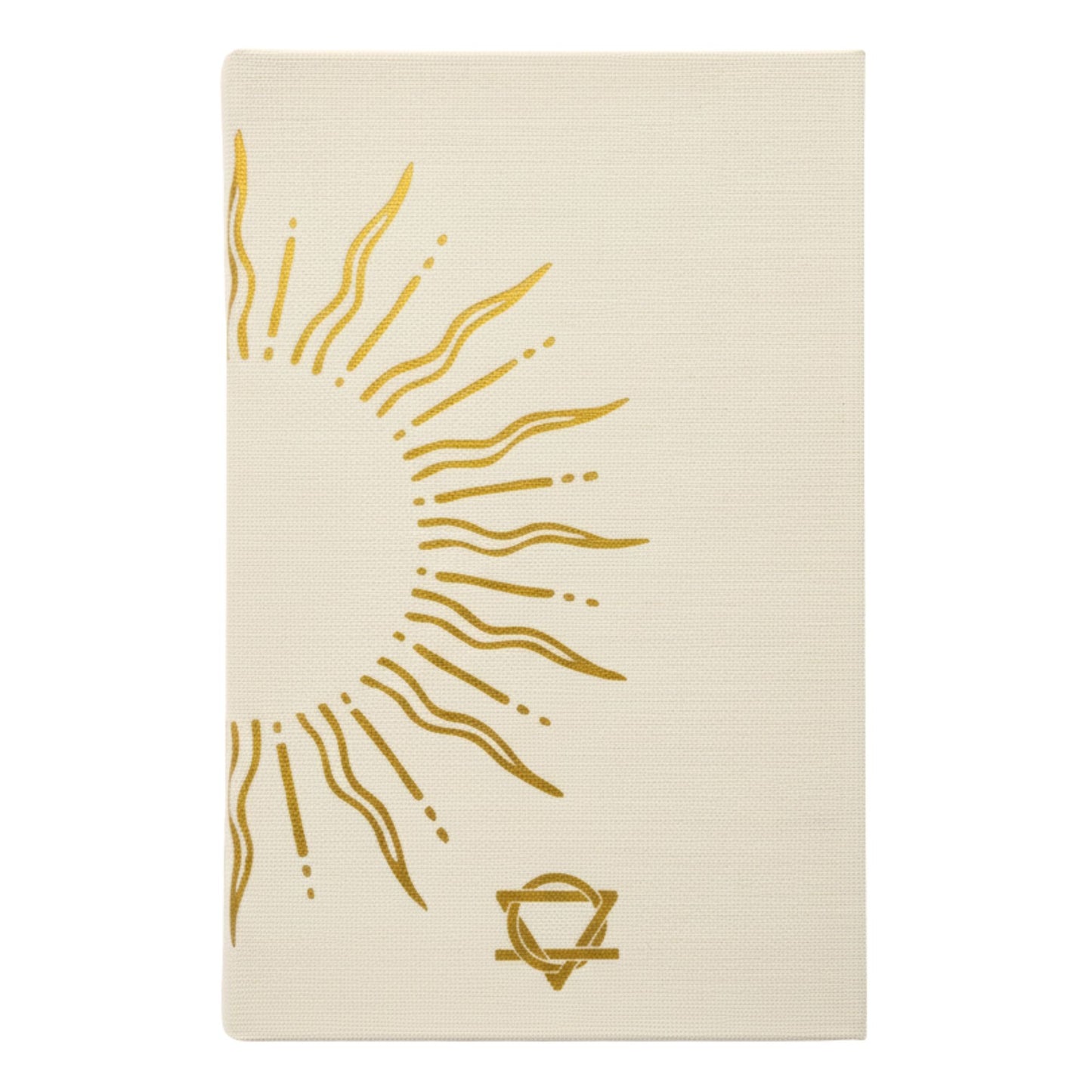 Diário Gratidão Marfim Rebordo Dourado 120 Páginas - Hoc Sensu