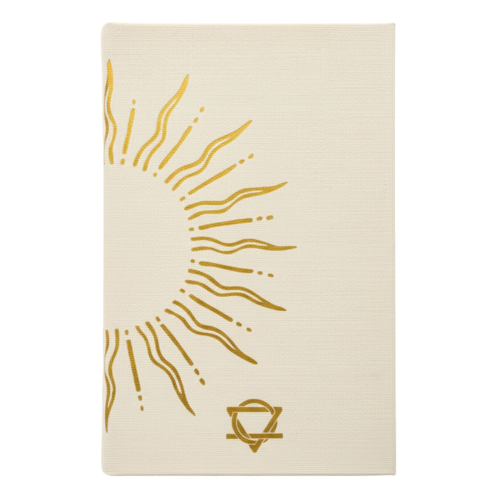 Diário Gratidão Marfim Rebordo Dourado 120 Páginas - Hoc Sensu