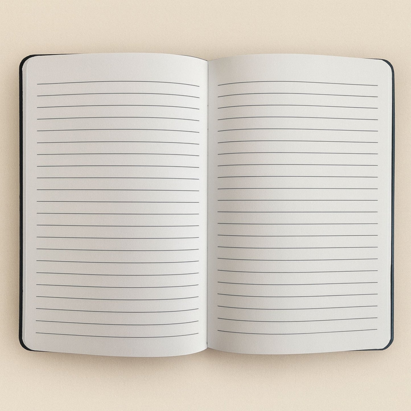 Caderno de Veludo Preto - 80 páginas - Aproveita o Dia