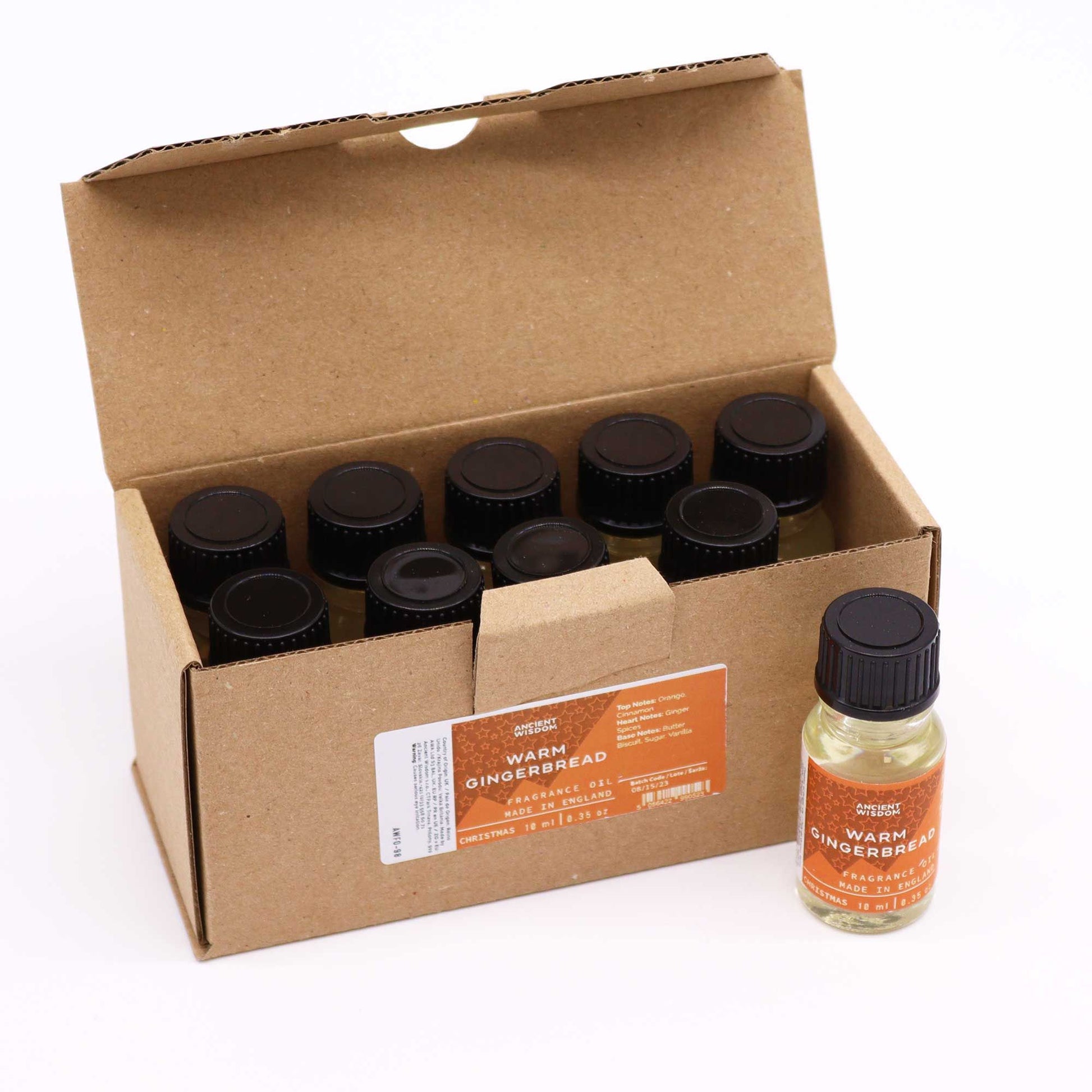 Óleo de Fragrância 10 ml - Biscoito de Gengibre