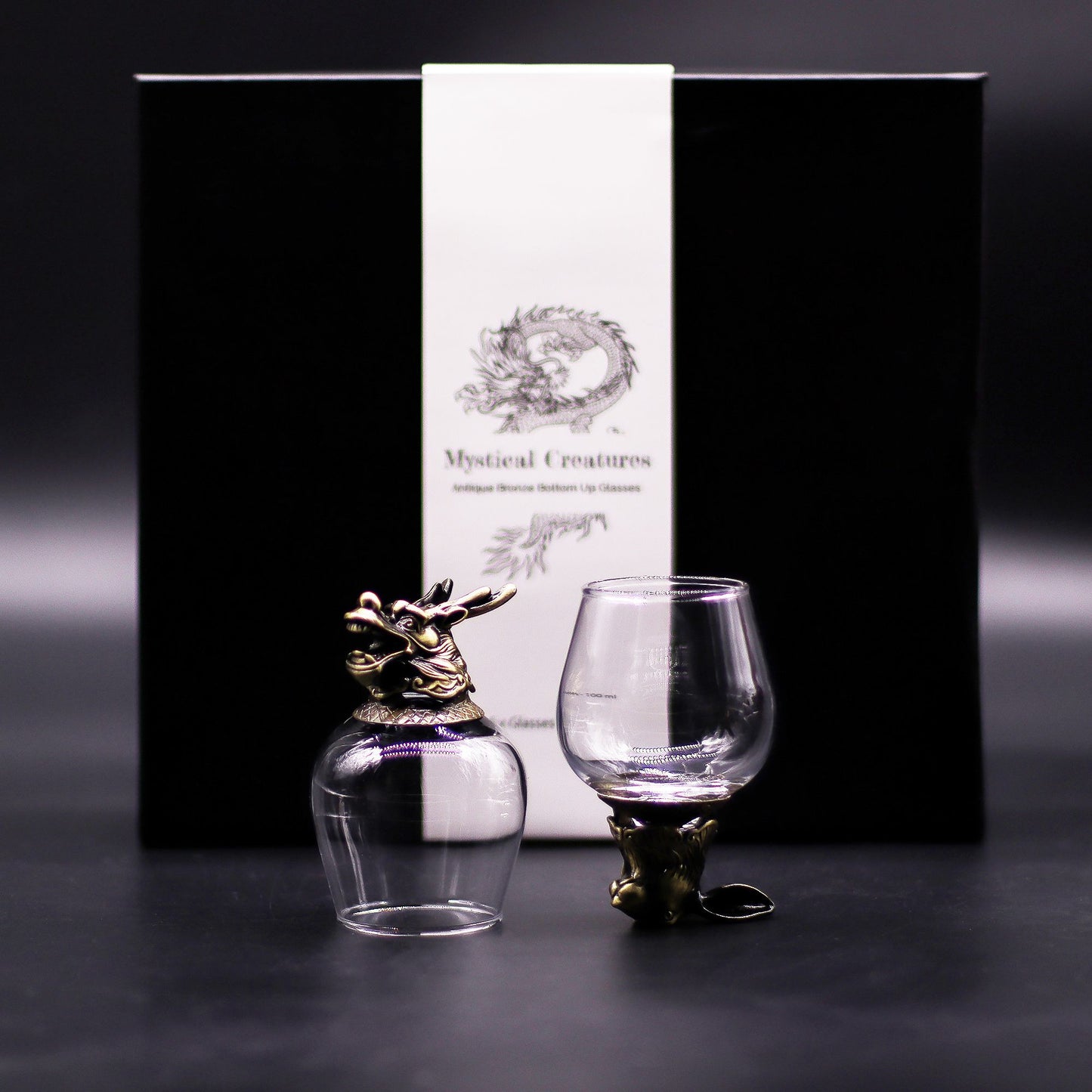 Conjunto 6 Copos Uísque 100ml Criaturas Místicas - Hoc Sensu