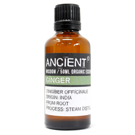 Óleo Essencial de Gengibre Orgânico 50ml | Hoc Sensu