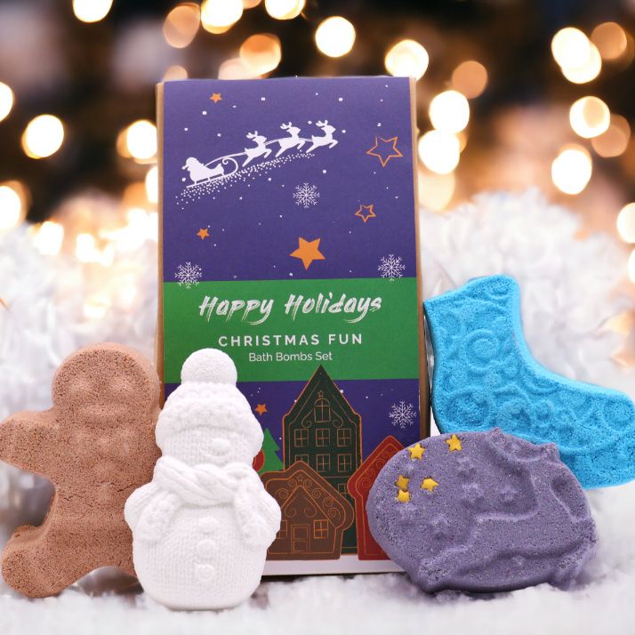 Pack Presente Bombas de Banho - Diversão de Natal