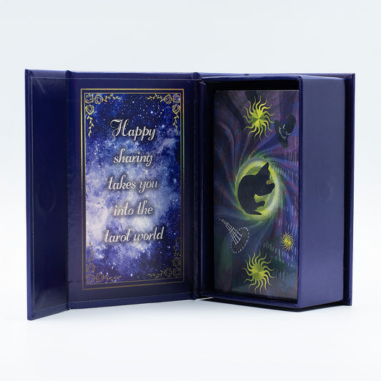 Cartas de Tarot da Bruxa - Púrpura Metálico