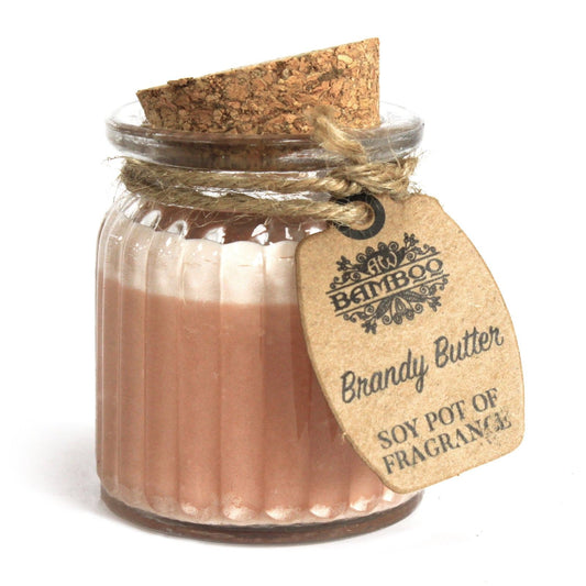 Vela de Cera de Soja - Manteiga de Brandy