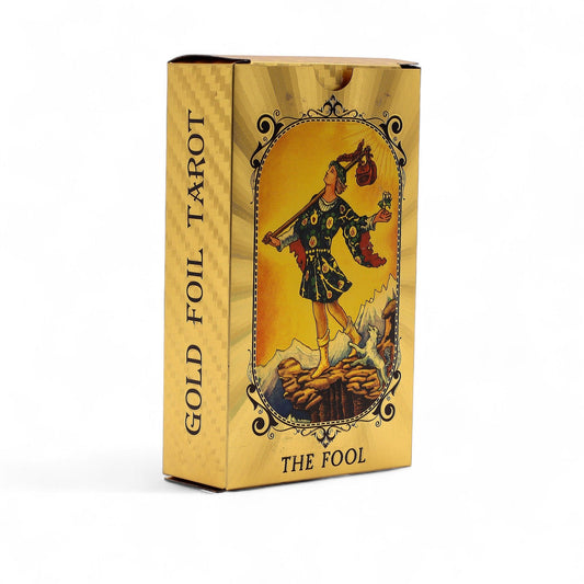 Cartas de Tarot Olho que Tudo Vê - Azul e Dourado