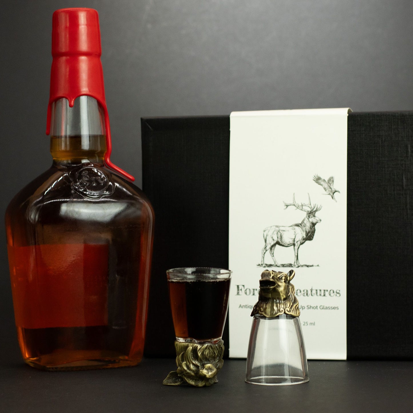 Conjunto 12 Copos Shot Bottom Up 25ml Criaturas - Hoc Sensu