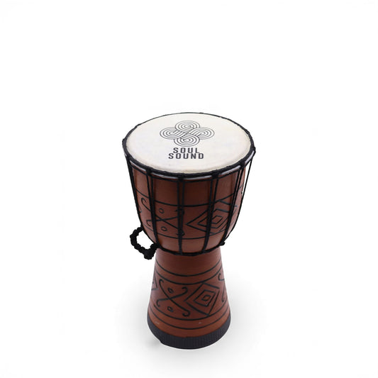 Tambor Djembé Pro Pequeno - Som da Alma (Grave) - 30cm