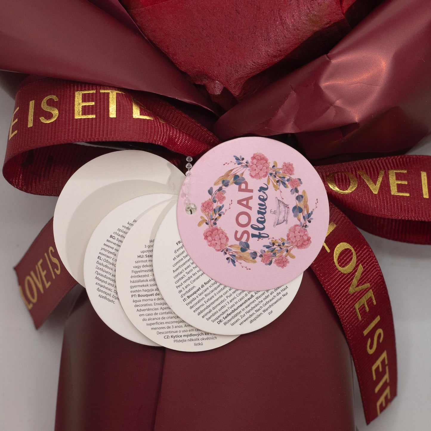 Ramo Grande de Rosas Vermelhas - O Amor é Eterno - Cartão de Presente | Hoc Sensu