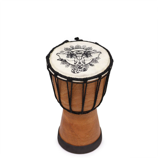 Tambor Djembé Artesanal Tampa Larga - 20cm - [hoc Sensu]