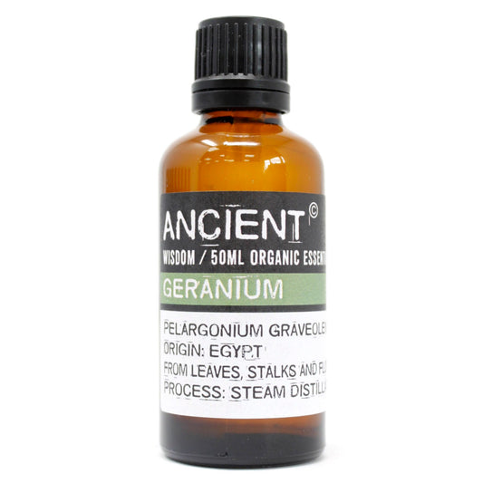 Óleo Essencial Orgânico Gerânio 50ml - [hoc Sensu]
