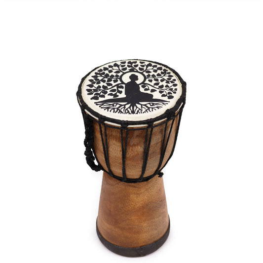 Tambor Djembé Artesanal Tampa Larga - 25cm - [hoc Sensu]