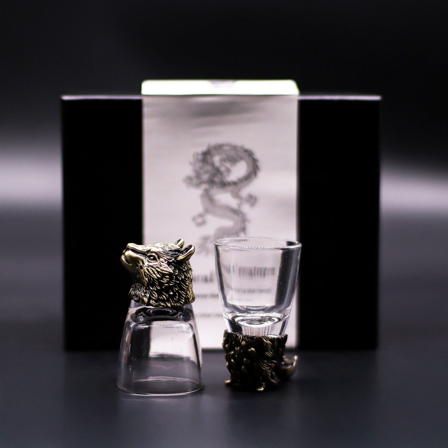 Conjunto 6 Copos Shot 50ml Criaturas Floresta - Hoc Sensu