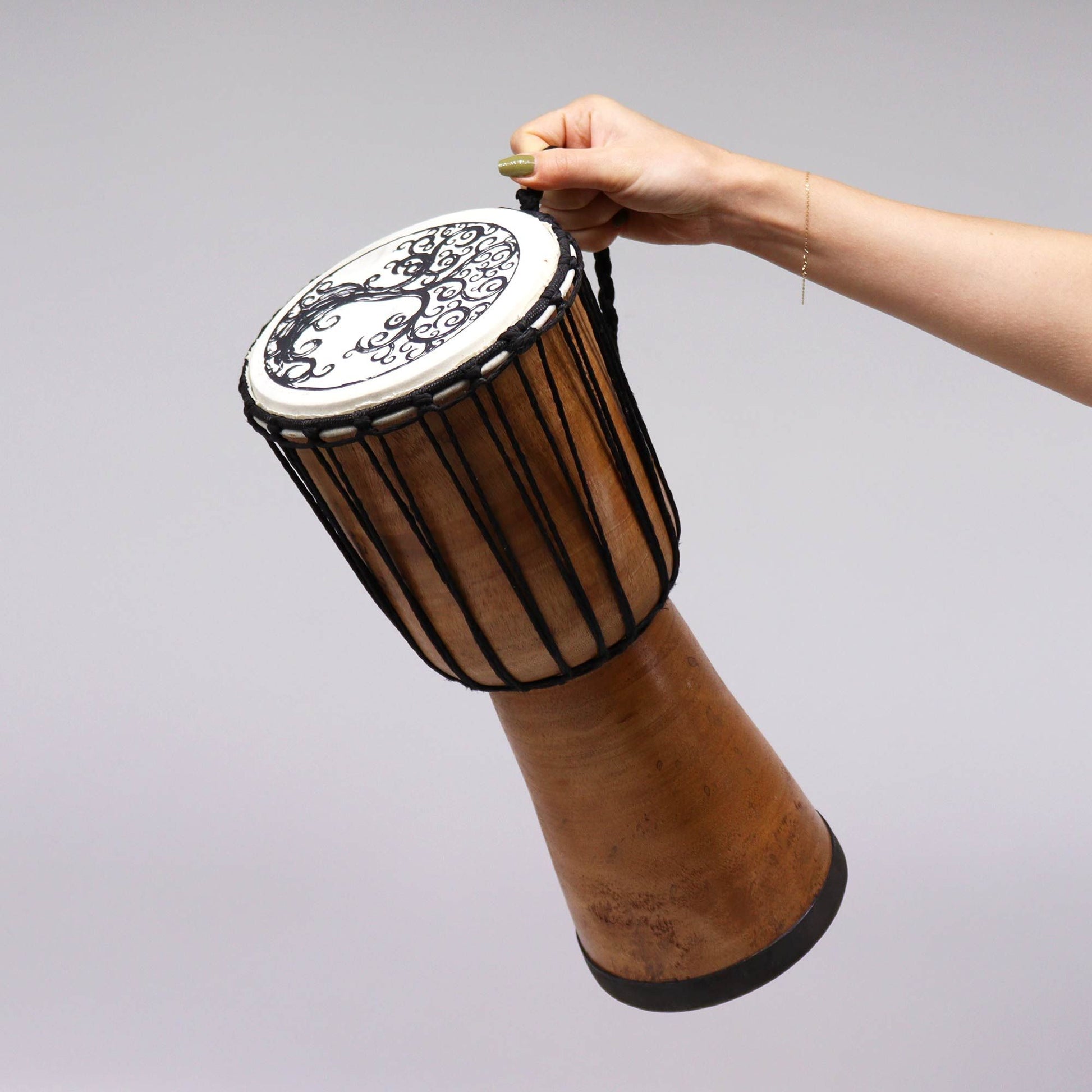 Tambor Djembé Artesanal Tampa Larga - 40cm - [hoc Sensu]