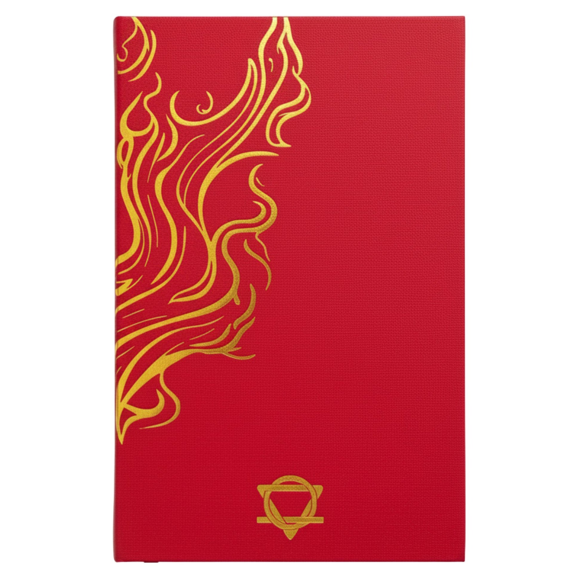 Diário Bem-Estar Vermelho Mandala Lótus 120 Páginas - Hoc Sensu