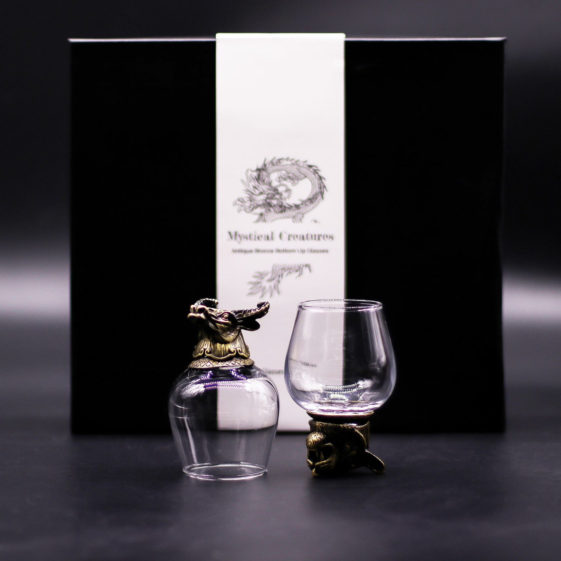 Conjunto 6 Copos Uísque 100ml Criaturas Místicas - Hoc Sensu