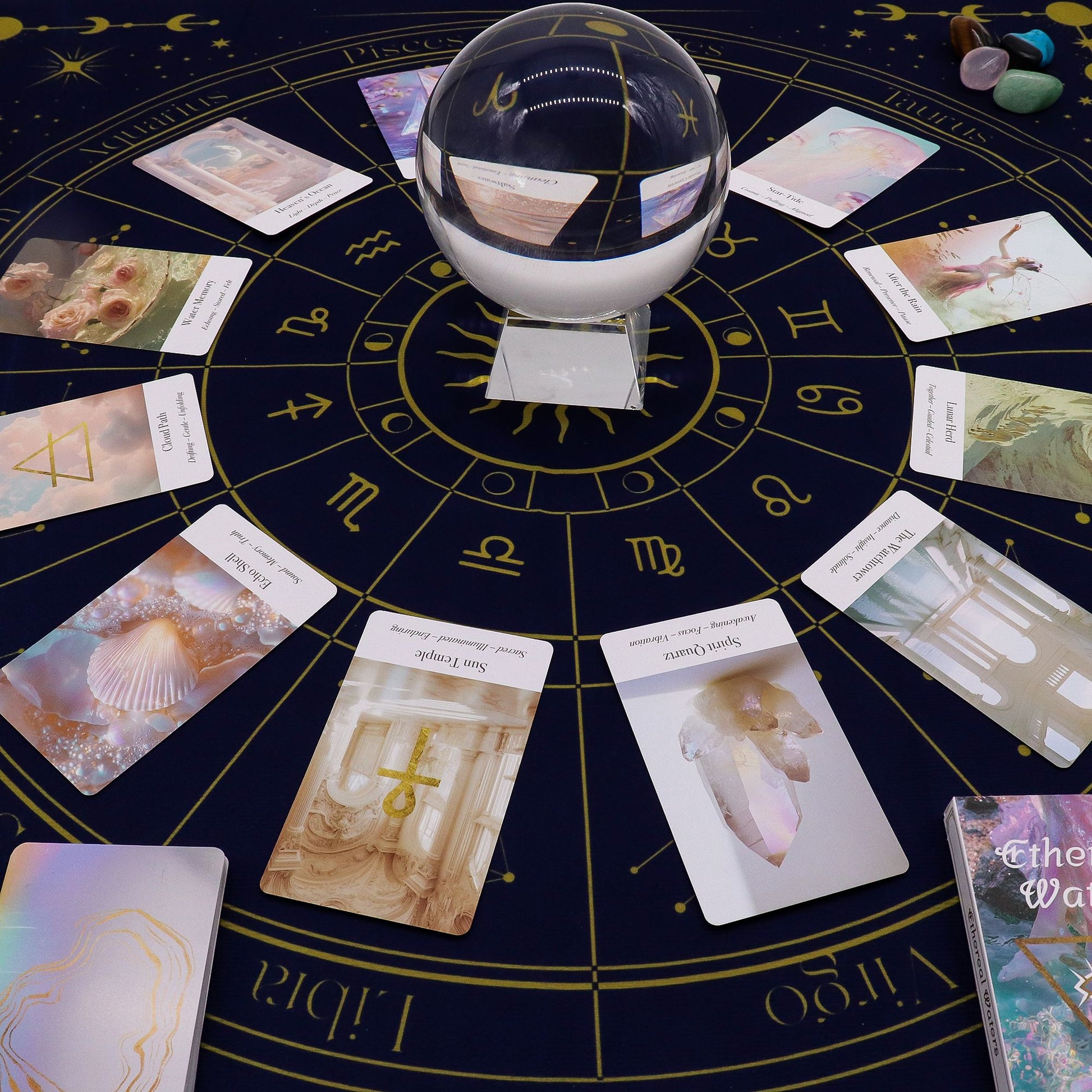 Pano para Leitura de Tarot - Zodíaco