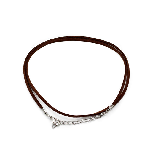 Cordão para Acessórios 2.5mm x 55cm Castanho Escuro - Hoc Sensu