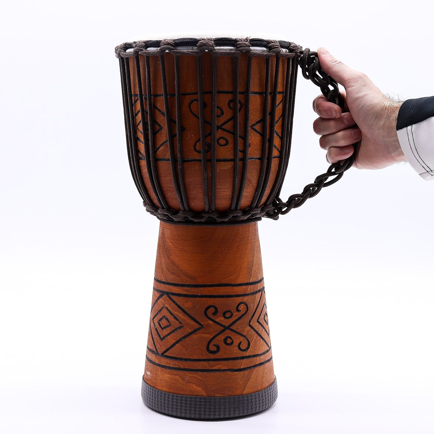 Tambor Djembé Pro Grande - Som da Alma (Grave) - 50cm
