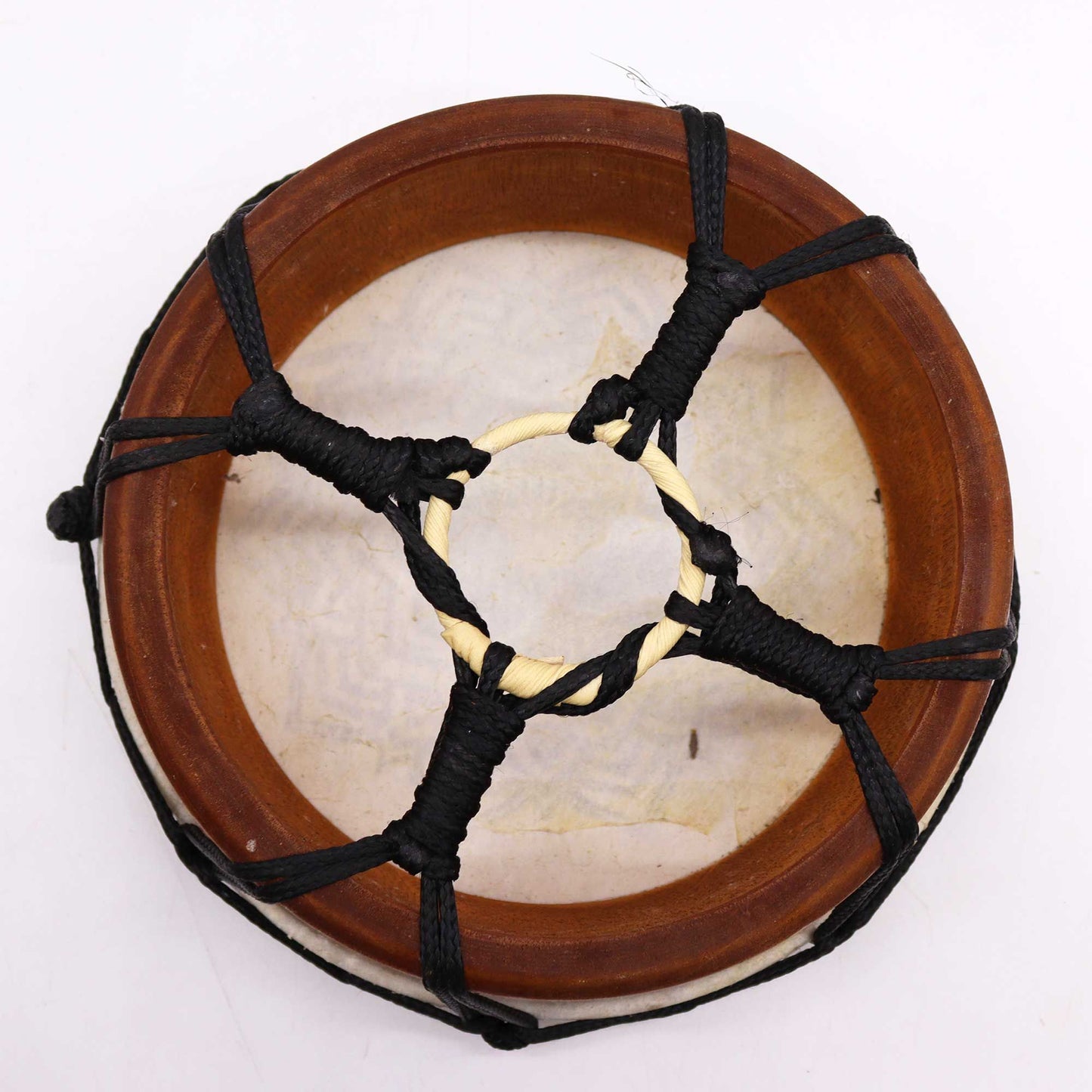 Tambor Xamânico Mandala com Baqueta - 20cm