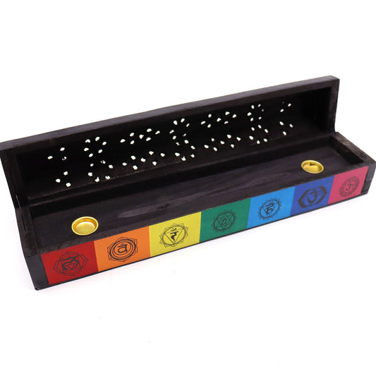 Caixa Queimador de Incenso - 7 Chakras