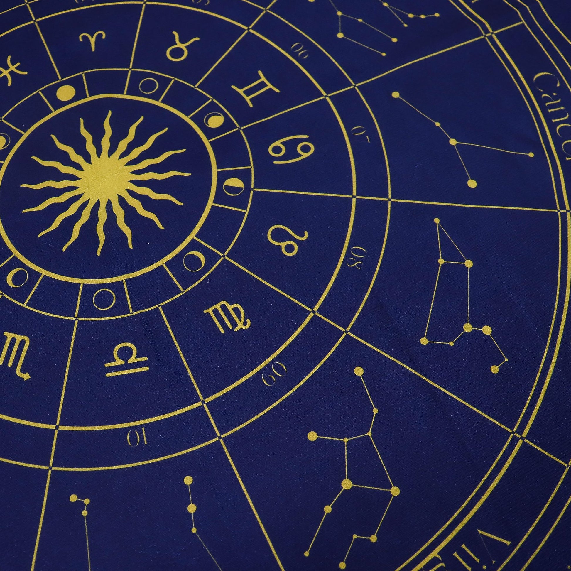 Pano para Leitura de Tarot - Zodíaco