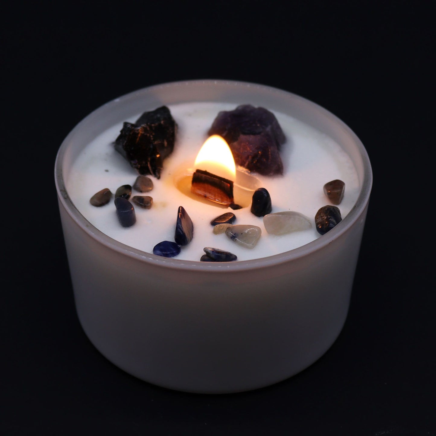 Vela de Cristal de Chakra - Chakra Plexo Solar