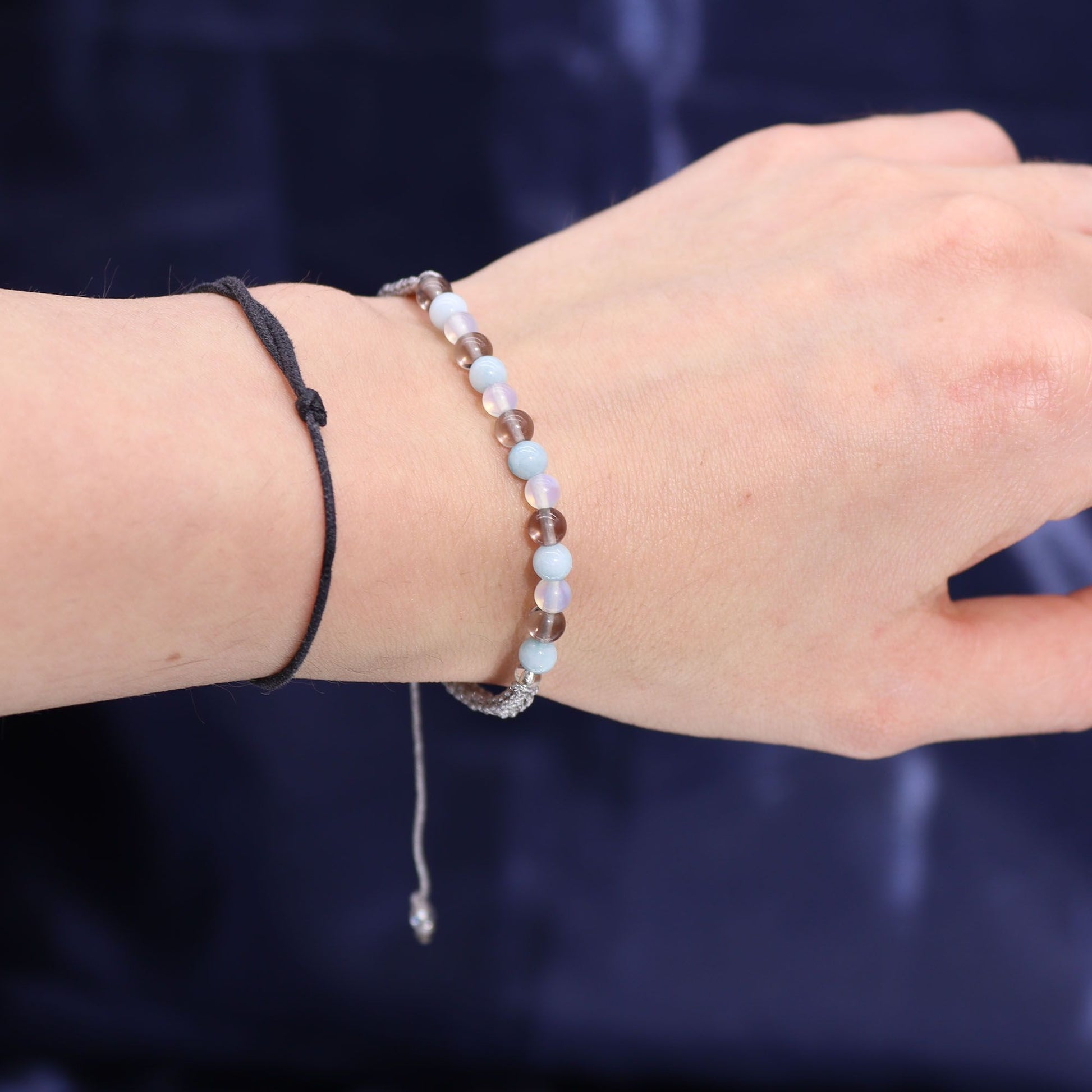 Vela Zodíaco Caranguejo com Pulseira de Cristais - Hoc Sensu