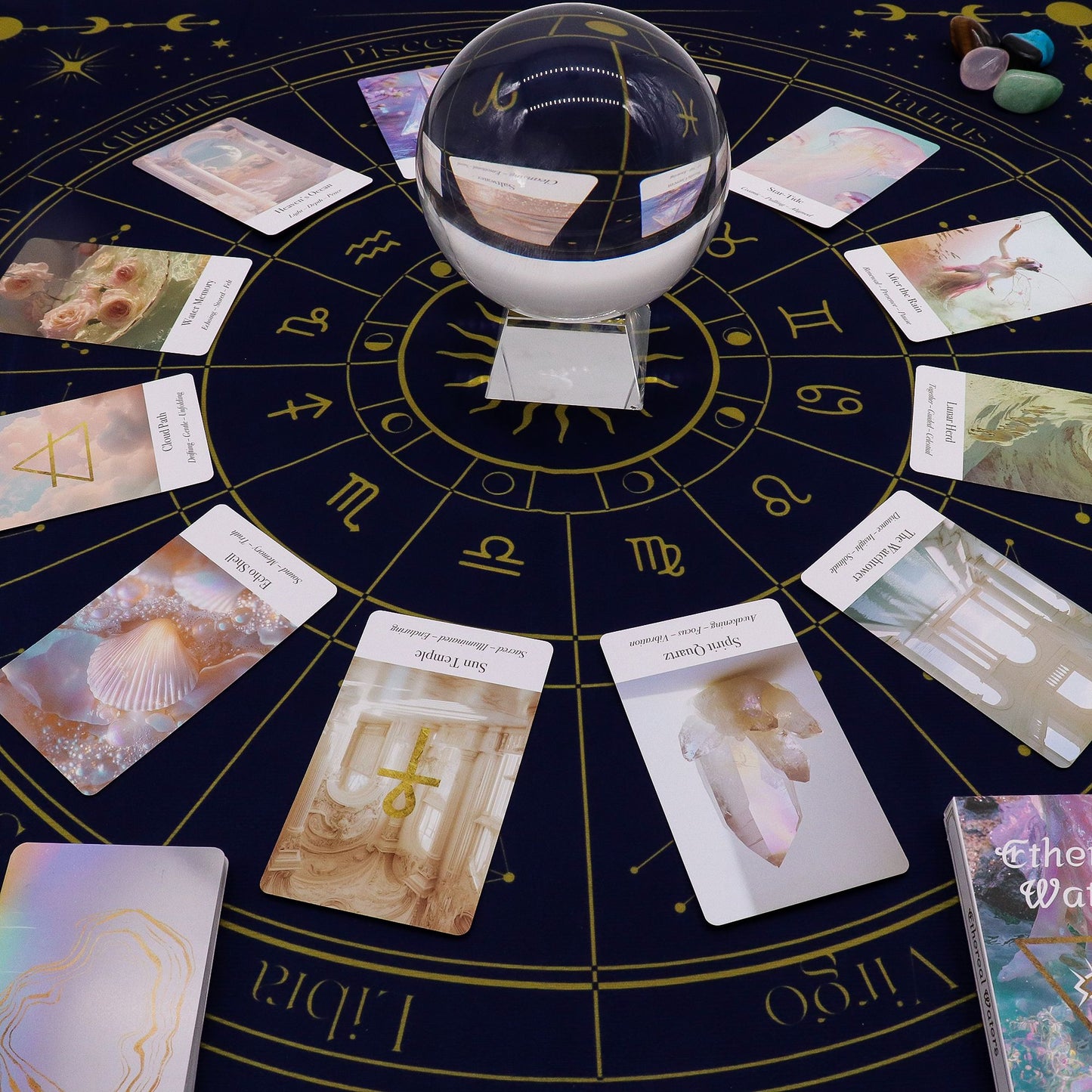 Pano para Leitura de Tarot - Zodíaco