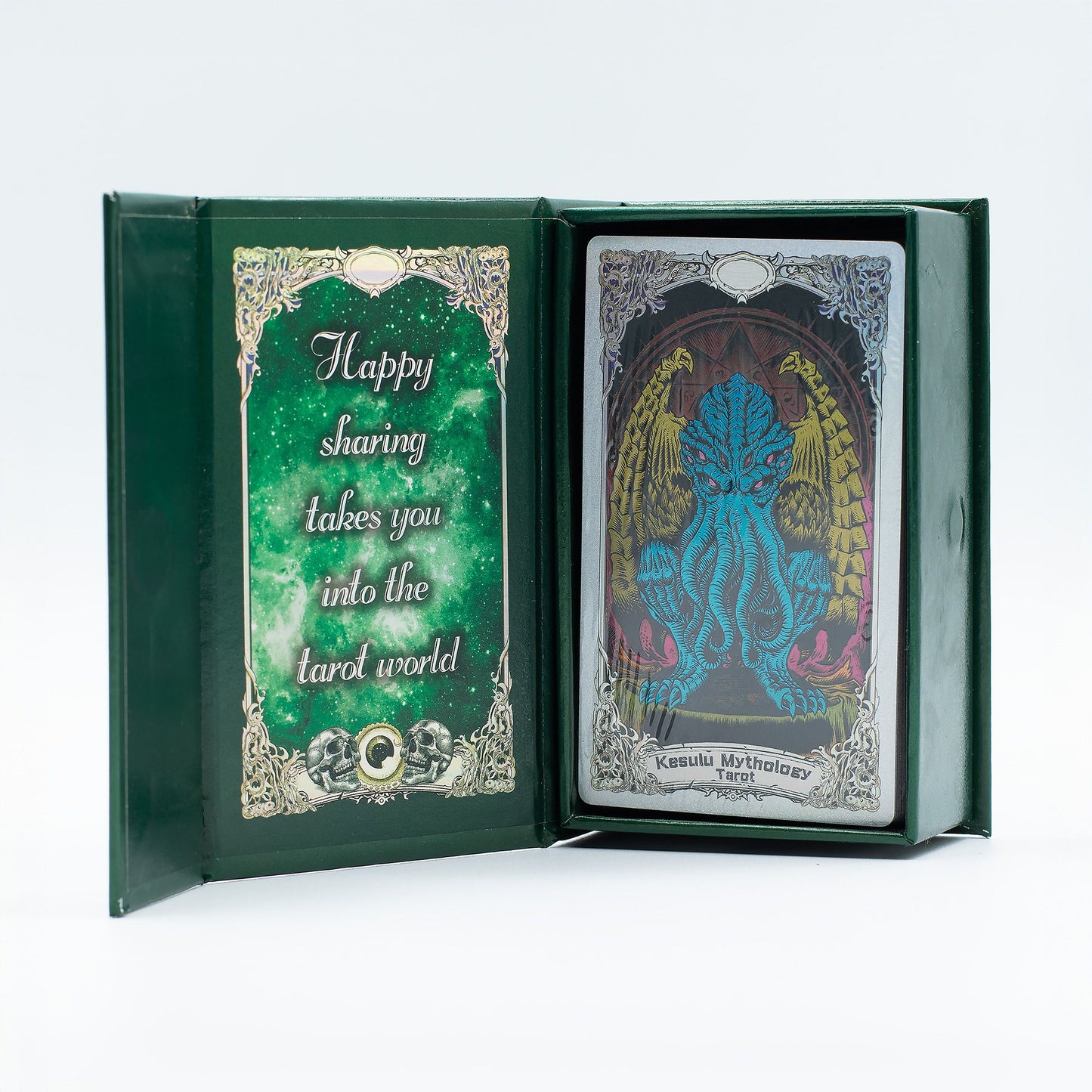 Cartas de Tarot Mitologia Kesulu - Verde Metálico