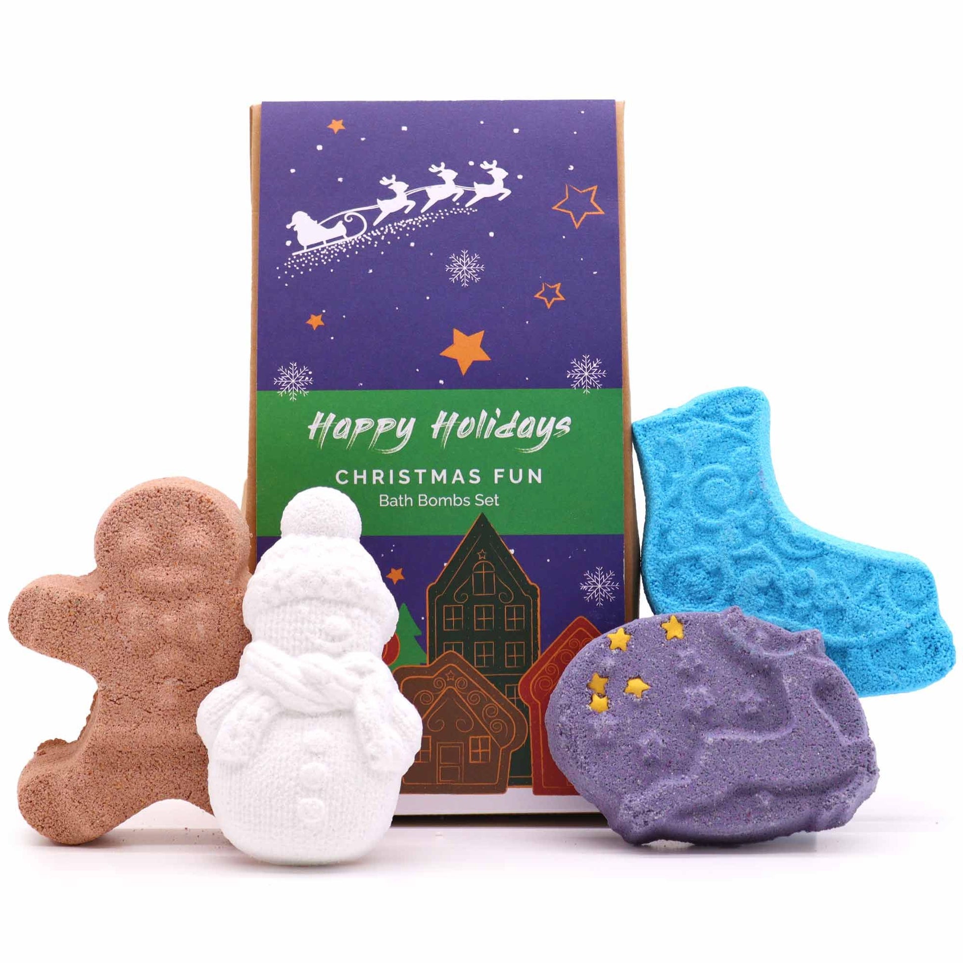 Pack Presente Bombas de Banho - Diversão de Natal